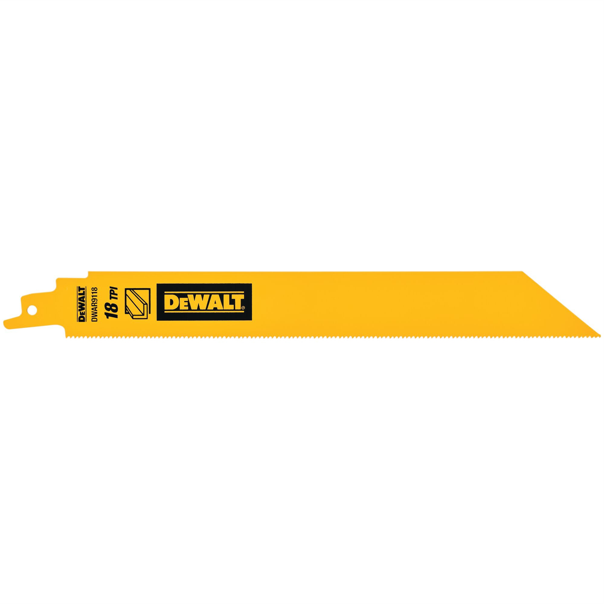 DEWALT 9 In Bi-Metal Reciprocating Saw Blade 18 TPI (5 Pack)