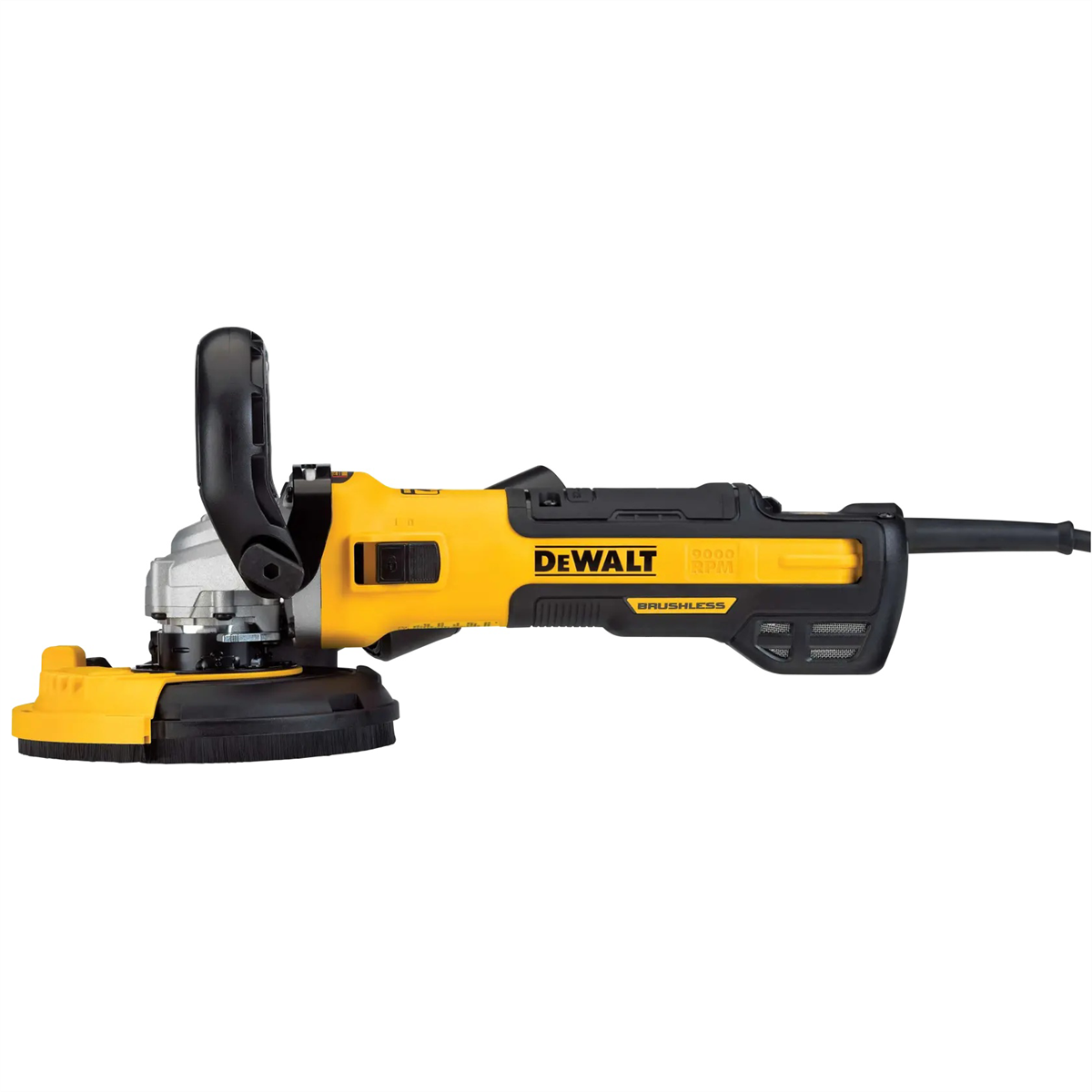 DEWALT 5 in. Brushless Surface Grinder with KICKBACK BREAK Kit