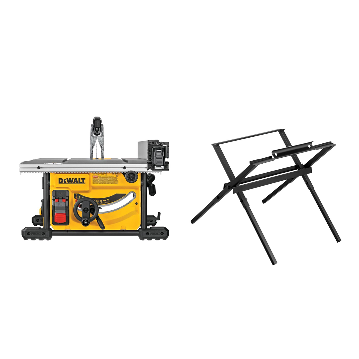 Dewalt 8-1/4 In. Compact Jobsite Table Saw With Stand