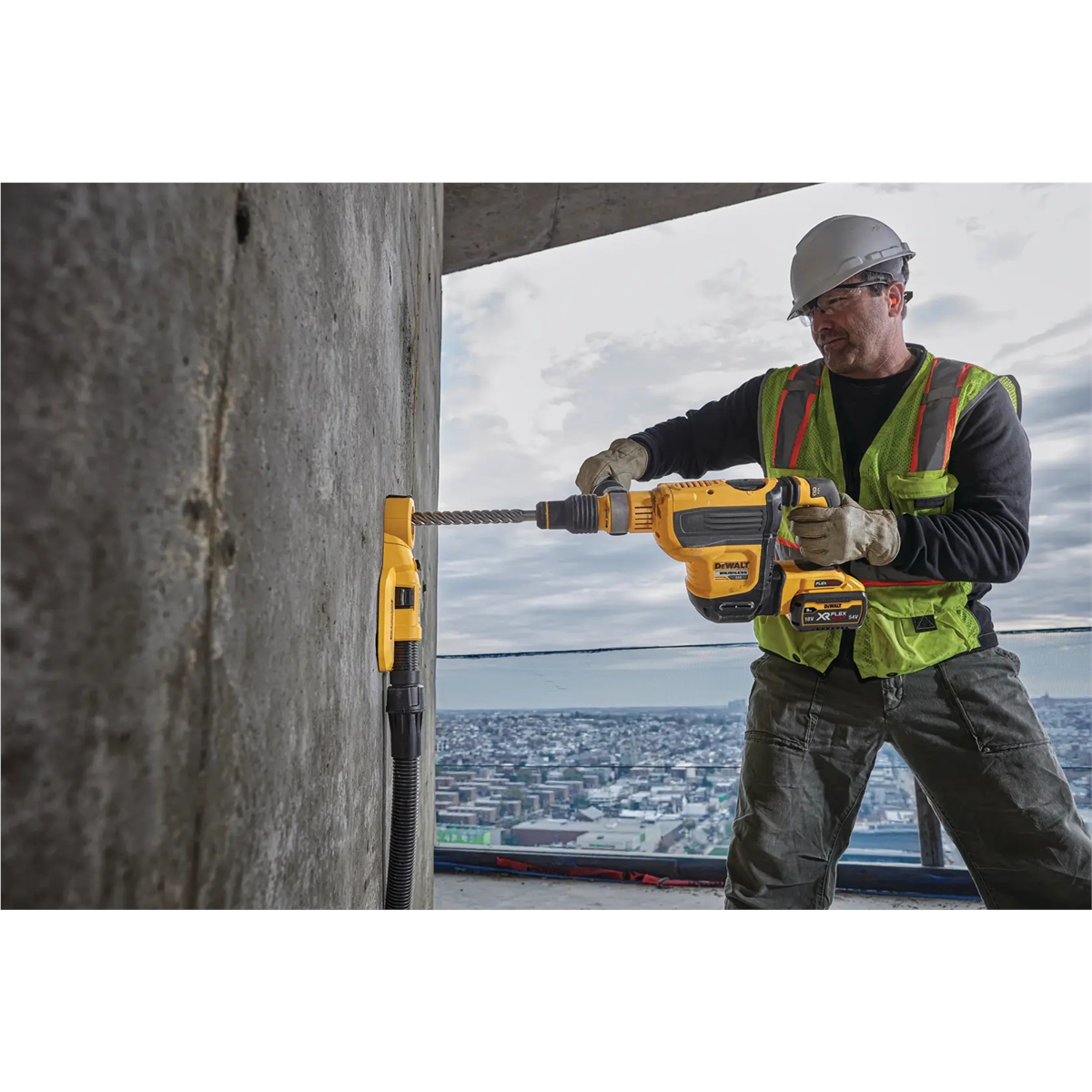 DEWALT Rotary Hammer Dust Shroud For Hole Cleaning