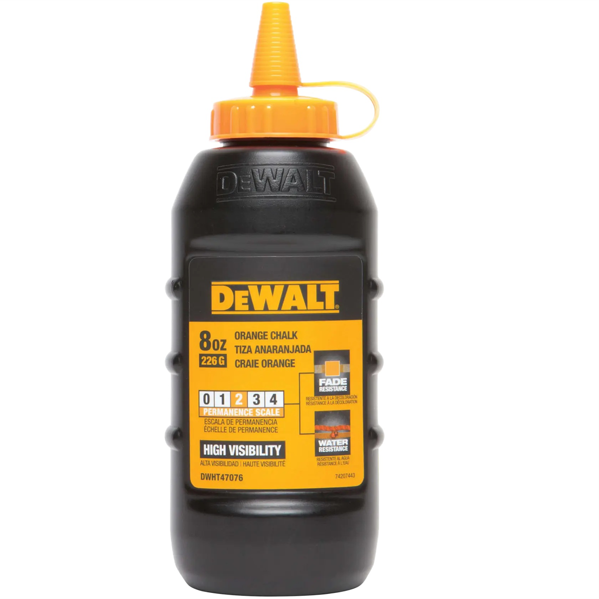 DEWALT 8 oz. Chalk (High-Visibility Orange)