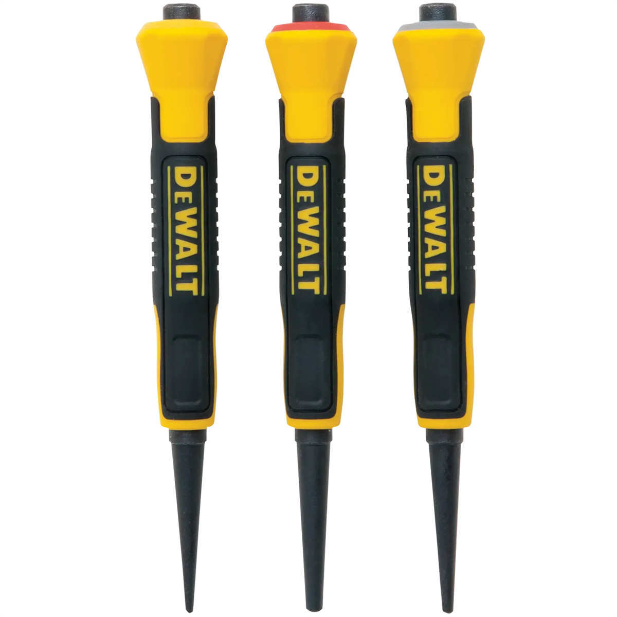 DEWALT 1/32 in., 2/32 in., 3/32 in. Bi-Material Nail Sets