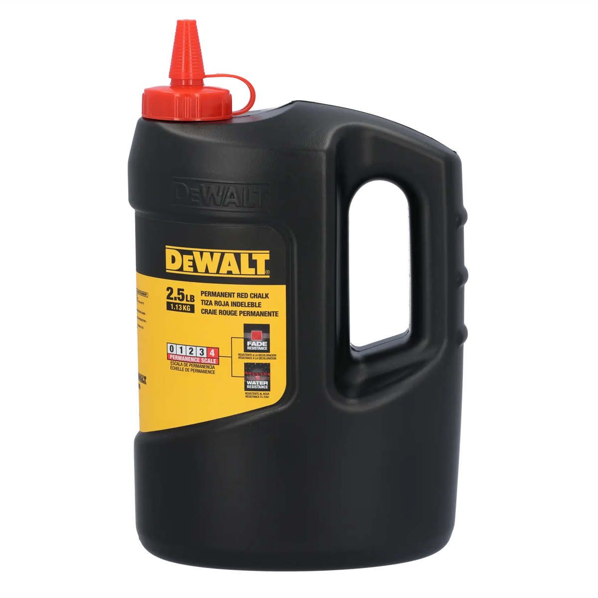 DEWALT 2.5 lbs Chalk - Red Permanent