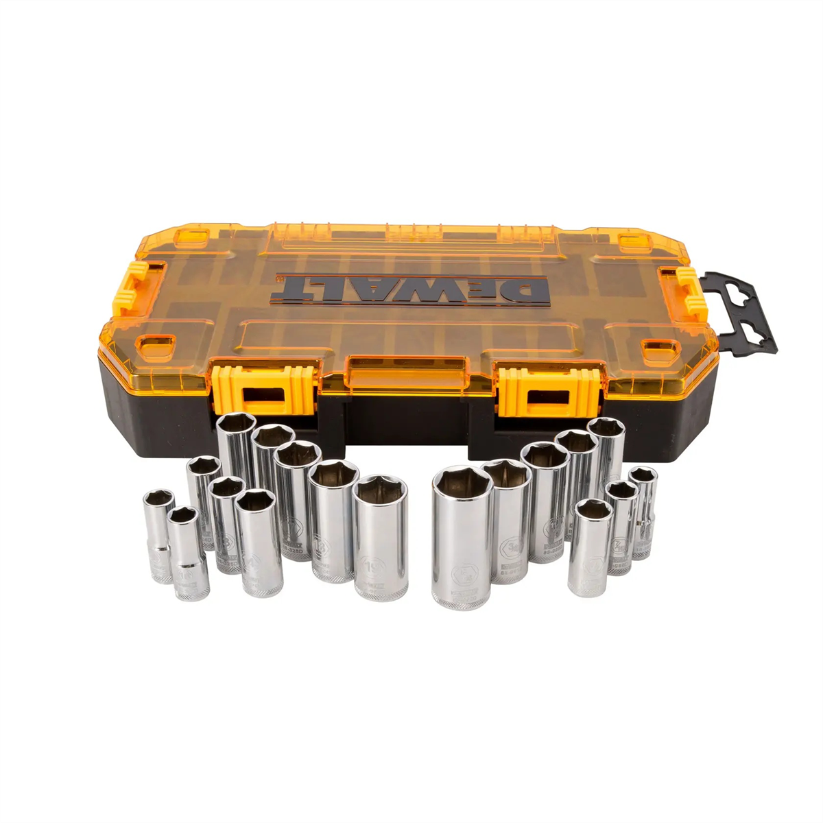 DEWALT 20 Piece 3/8 in Drive Deep Combination Socket Set