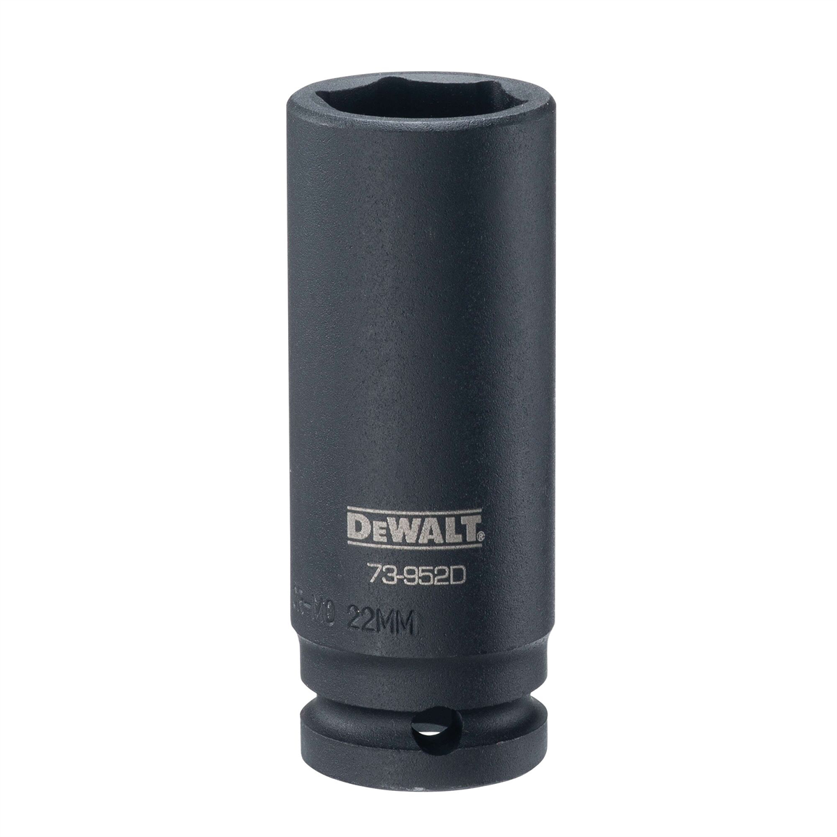 Dewalt 1/2" Drive Impact Socket Deep 6 Pt 22mm