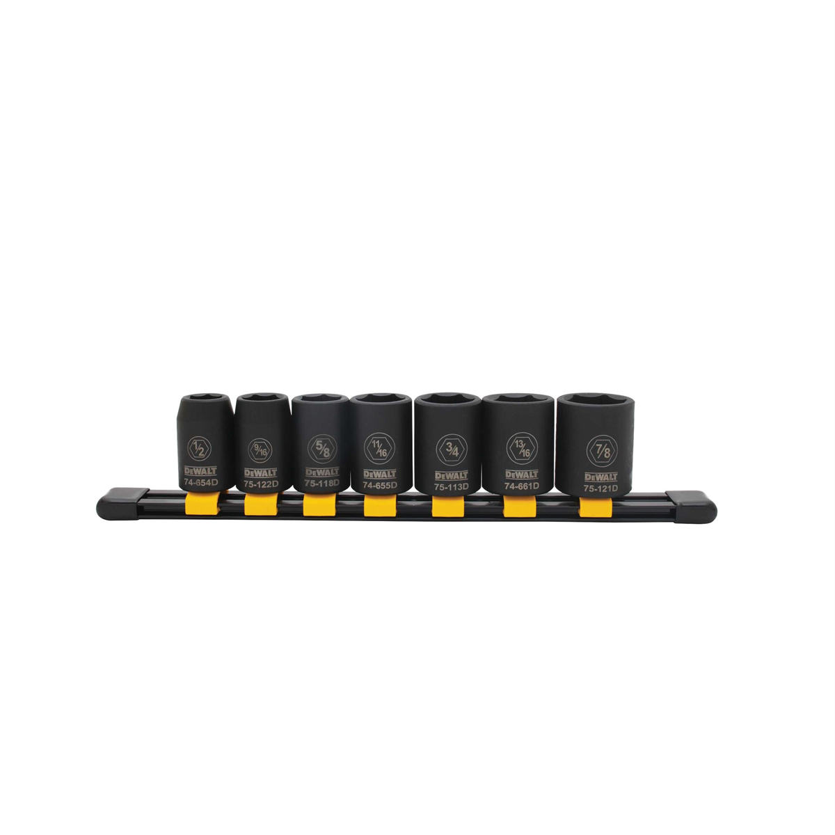 DEWALT Impact Sockets SAE 7Pc
