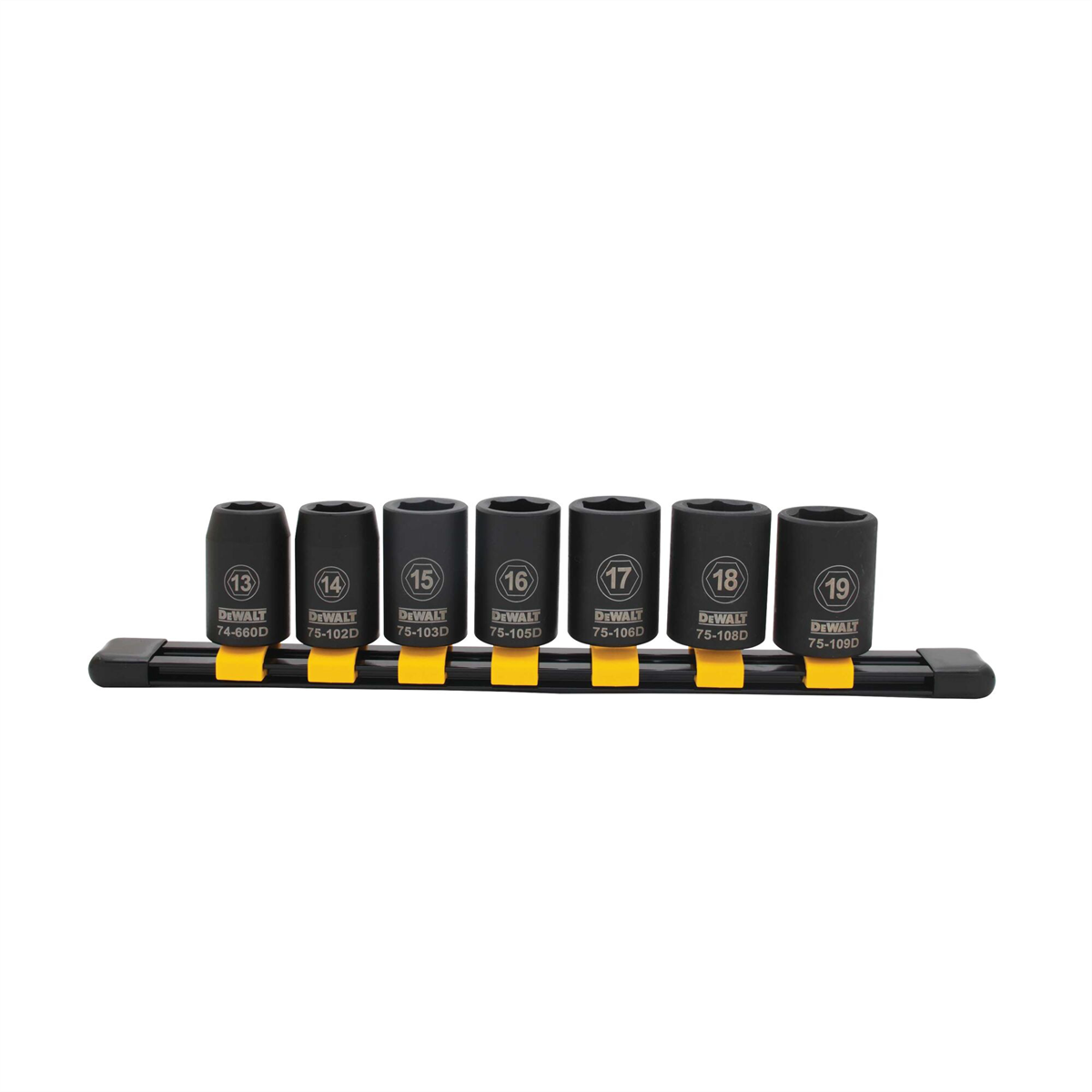 DEWALT Impact Sockets Metric 7Pc