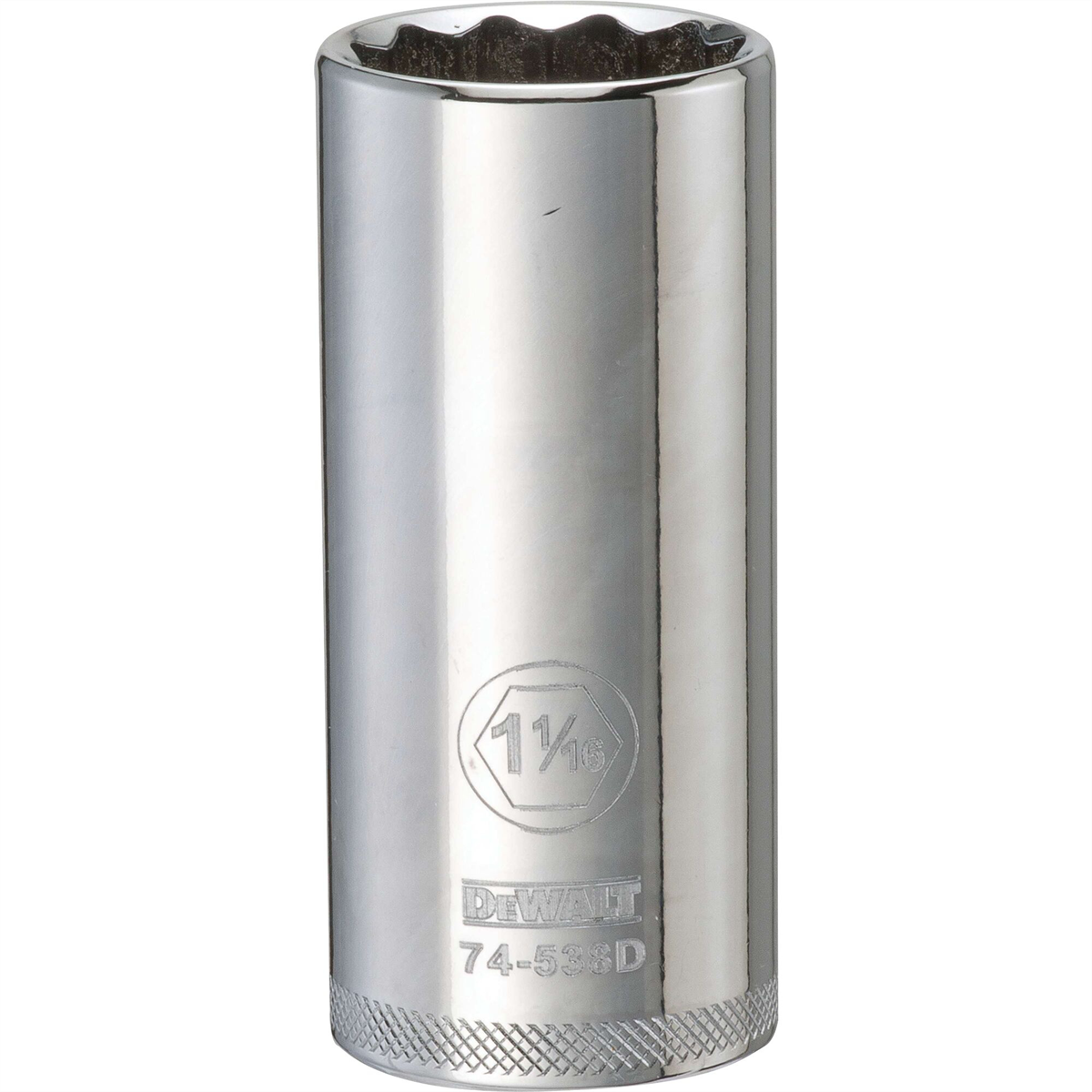 Dewalt Dwmt74538b 1/2" 12 Pt Deep Socket With 1 16 Sae