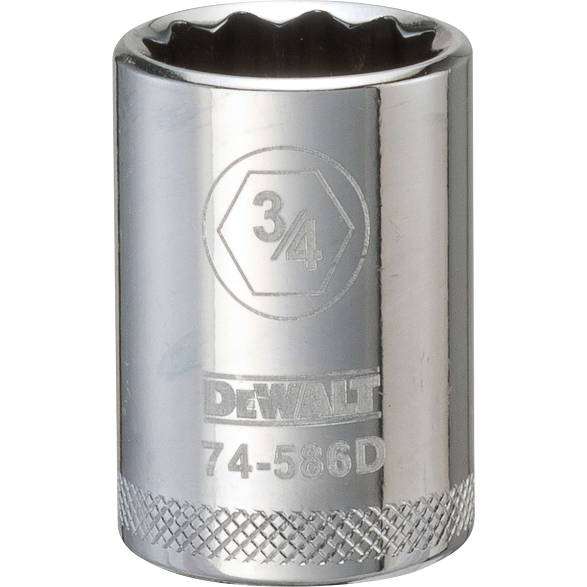 Dewalt 001pc 12dr Socket-12pt-3/4