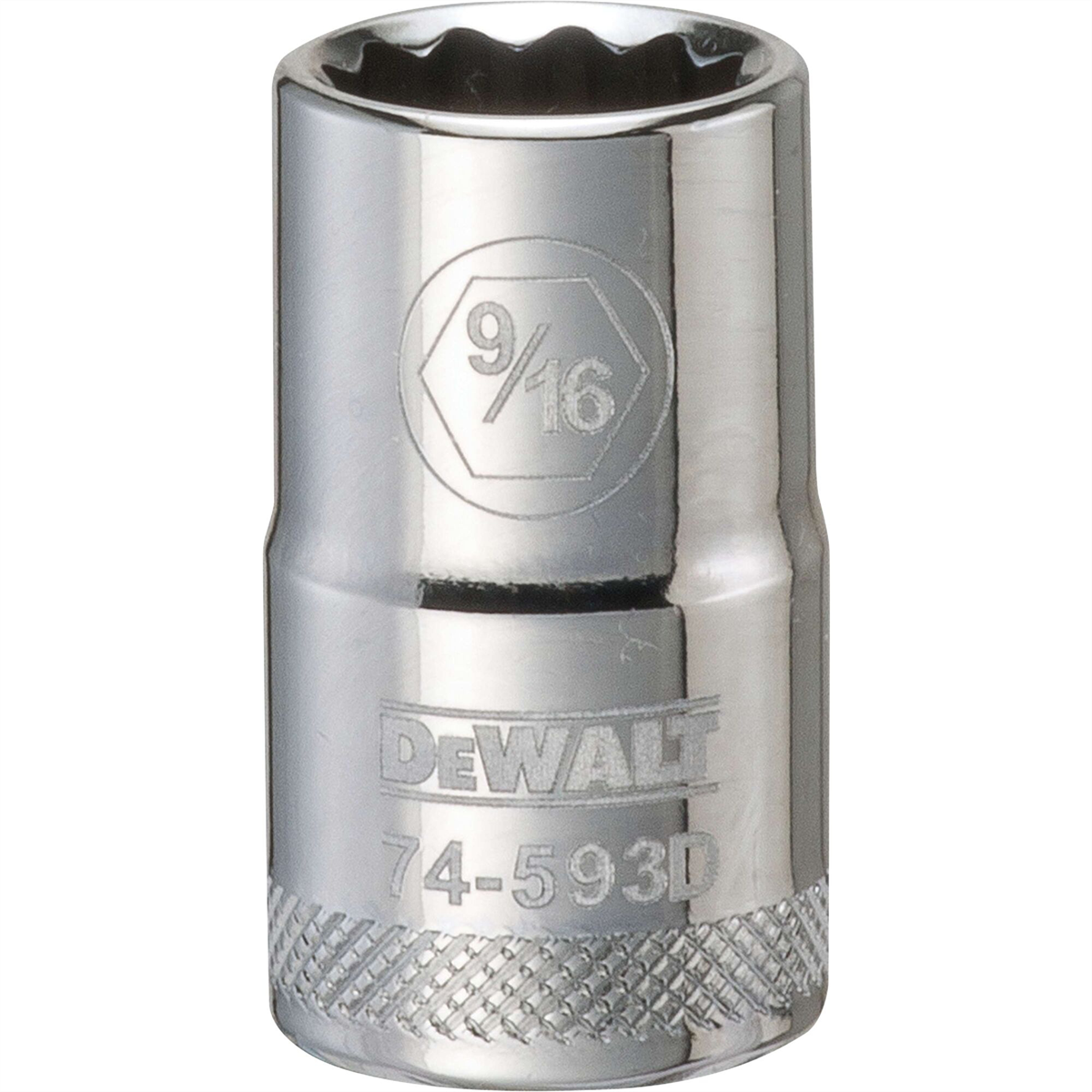 Dewalt 001pc 12dr Socket-12pt-9/16