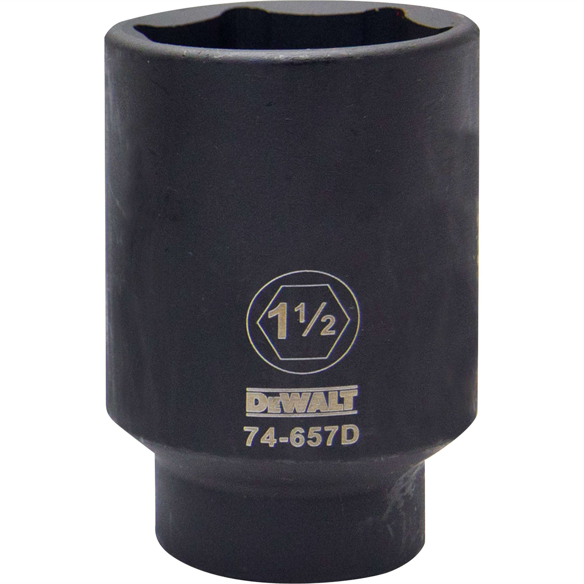 DEWALT Deep Impact Socket, Sae, 1/2-Inch Drive, 1-1/2-Inch, 6-Point