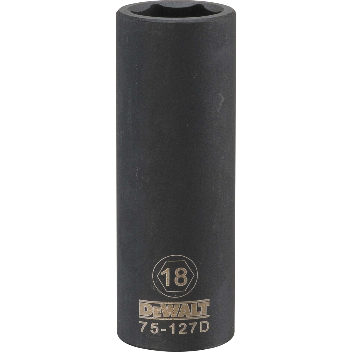 Dewalt 6 Point 1/2" Drive Deep Impact Socket 18mm