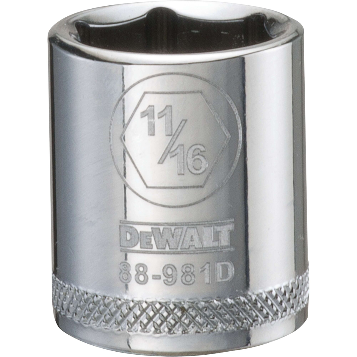 DEWALT 001Pc 38Dr Socket-06Pt-11/16