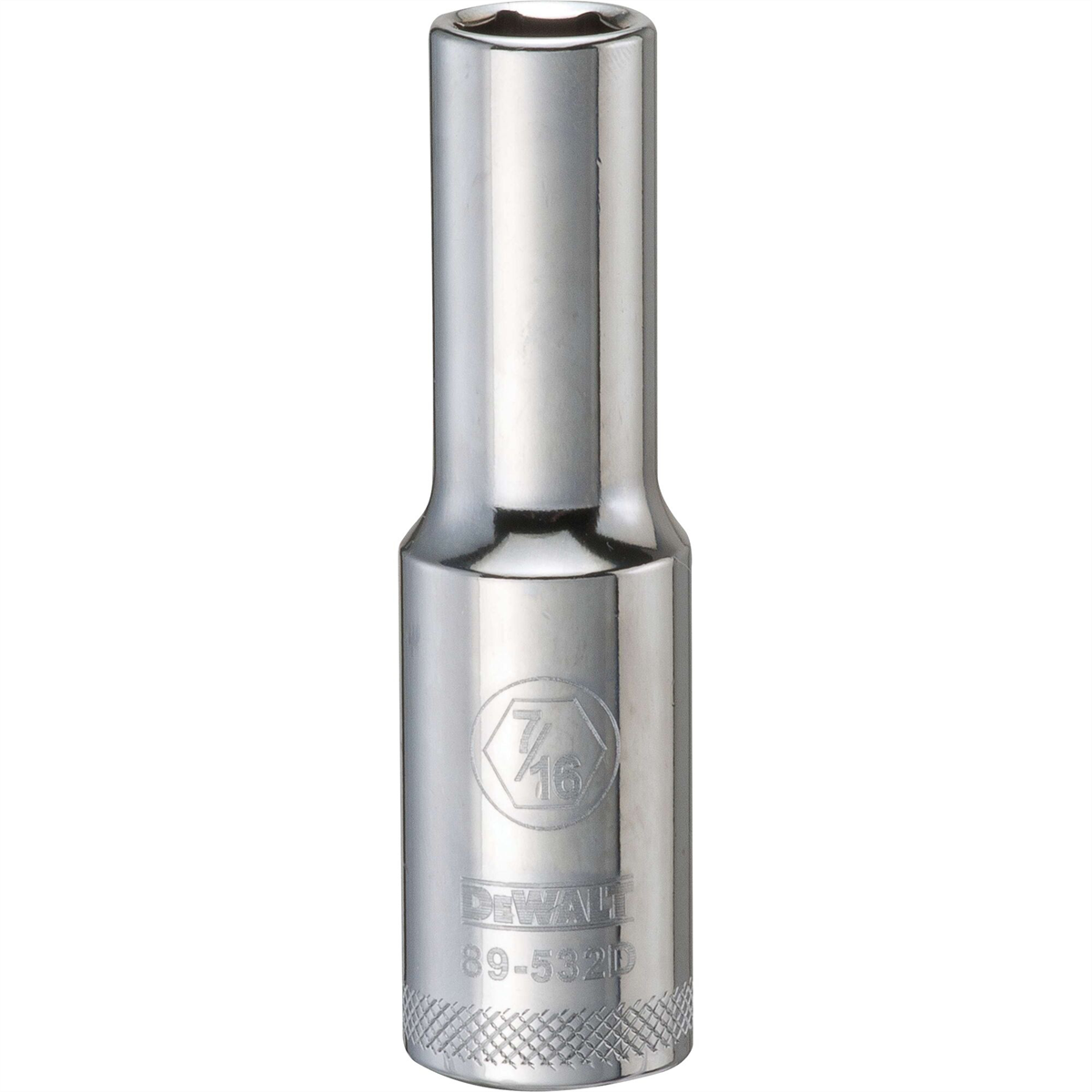 DEWALT 001Pc 12Dr Deep Socket-06Pt-7/16