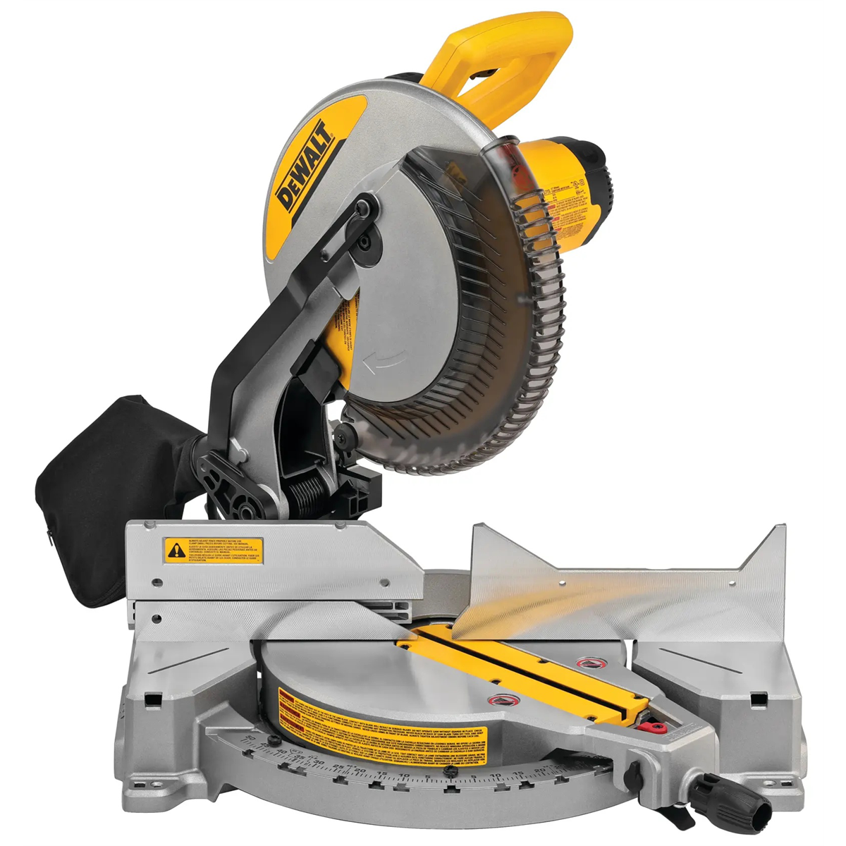 DEWALT 12-Inch Miter Saw, 15-Amp, Single Bevel, Compound