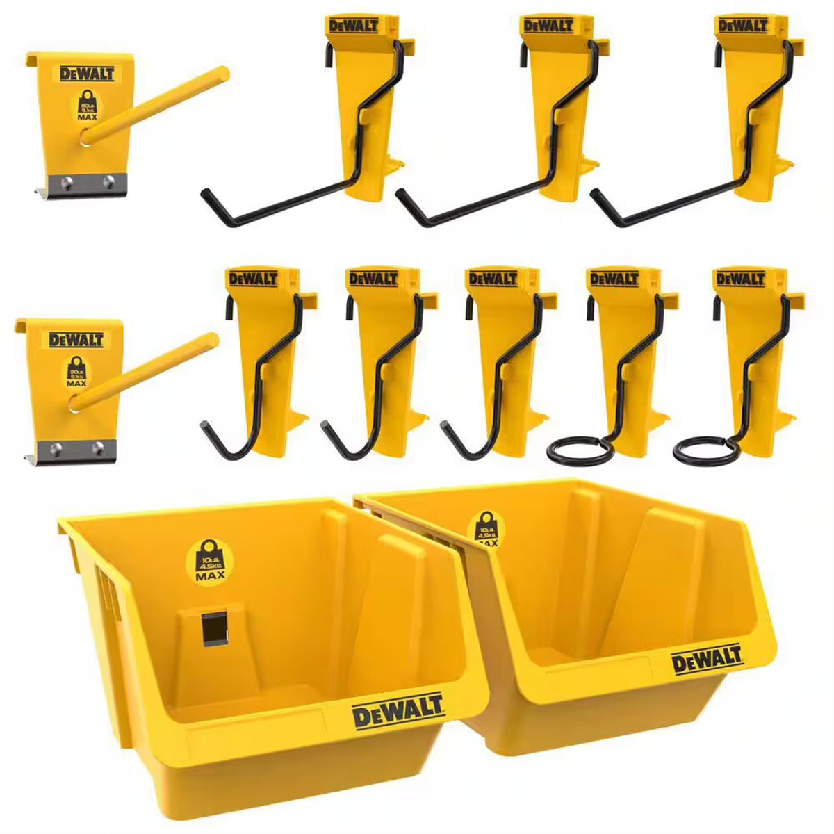 DeWalt TOUGHSYSTEM 2.0 DXL Workshop Storage Accessory Kit - 12-Piece