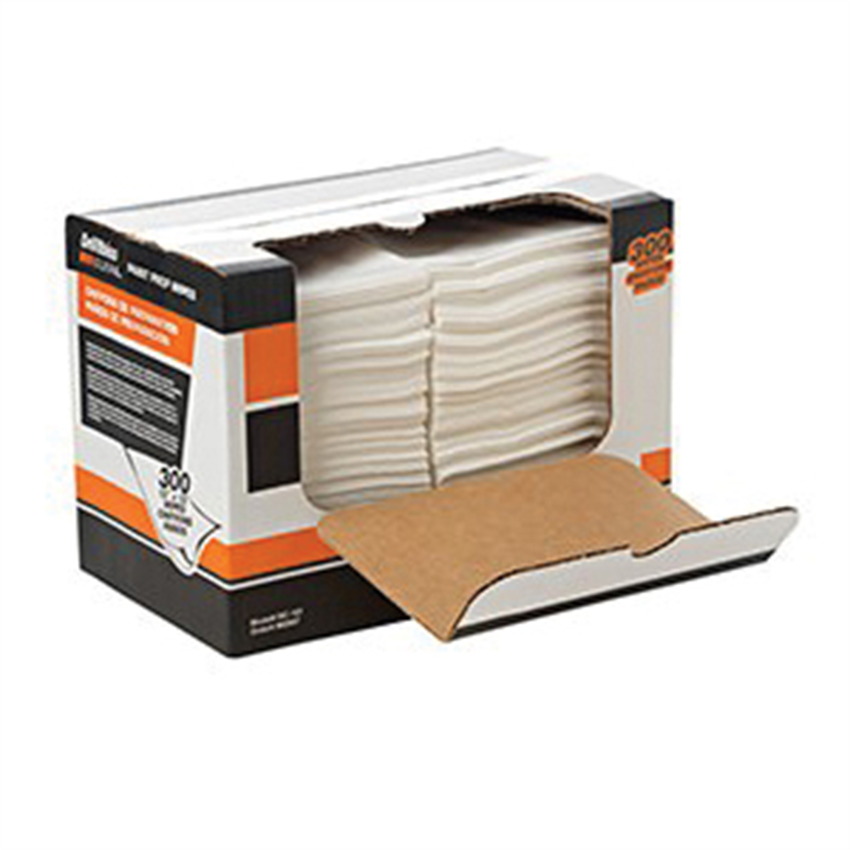 Devilbiss CLEAN 803657 Paint Prep Wipes, 12 in x 13 in, 300 Capacity Case, White