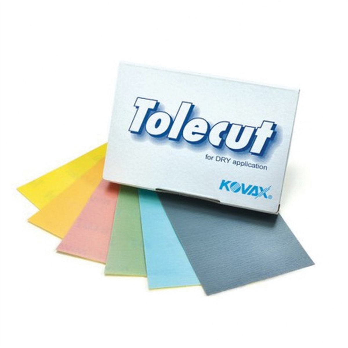Eagle Abrasives, Inc. KOVAX Tolecut 191-1511 Stickon Sanding Sheet, 70 mm W x 114 mm L, 3000 Grit, K-3000 Grade, Black