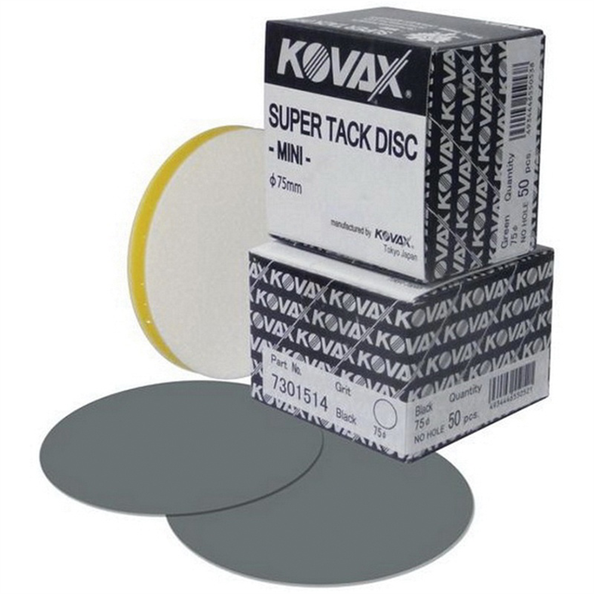 Eagle Abrasives, Inc. KOVAX Super Buflex 730-1514 Abrasive Disc, 3 in, 3000 Grit, Super-Tack Attachment, Black