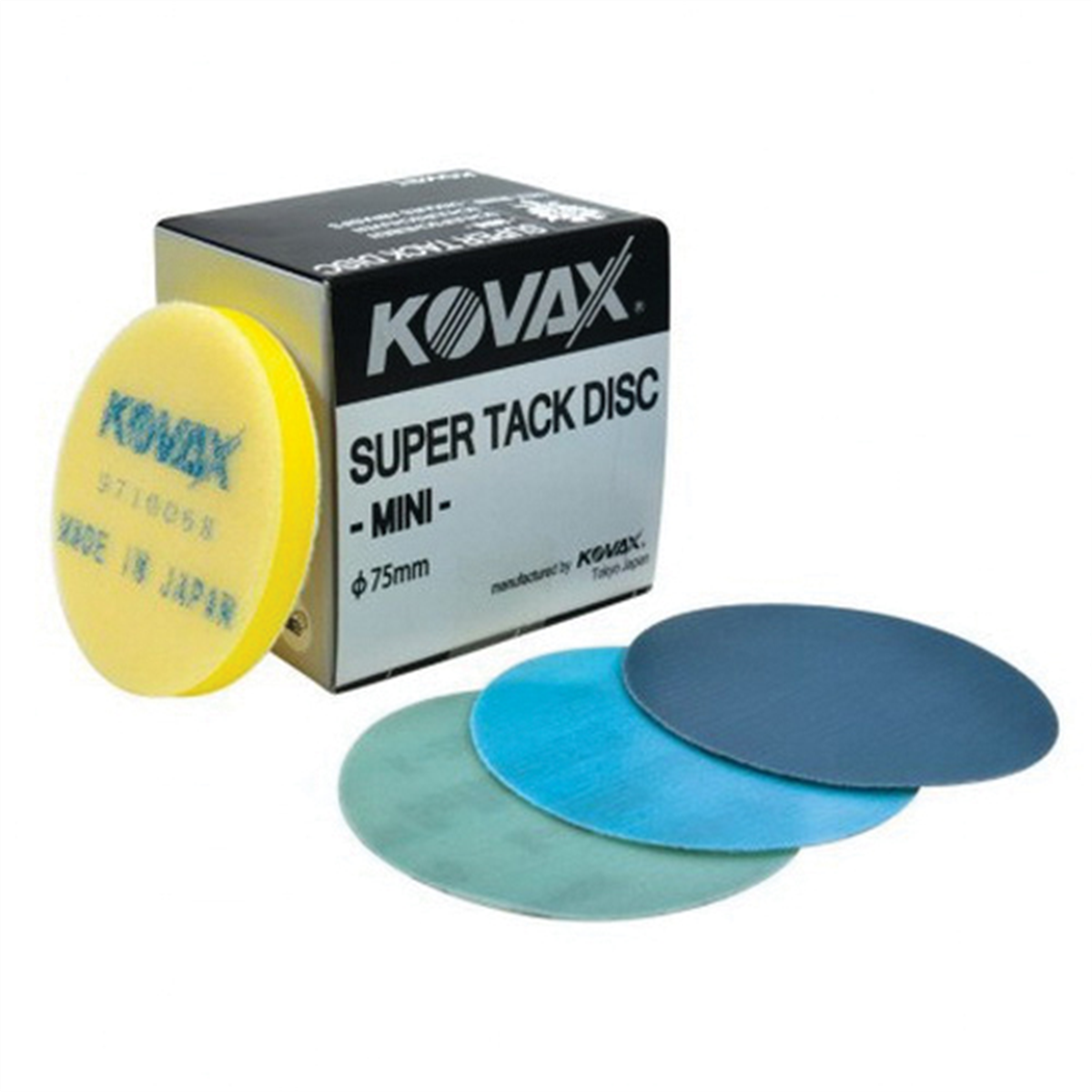 Eagle Abrasives, Inc. KOVAX Super Buflex 730-1515 Abrasive Disc, 3 in, 2500 Grit, Super-Tack Attachment, Blue