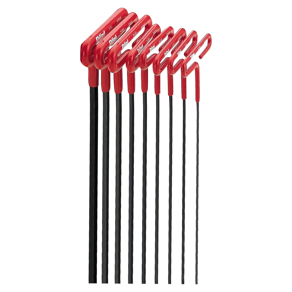 Eklind Tool Company Hex Key Set 8 Pc T-handle 9in. Sae 3/32-1/4in.cush