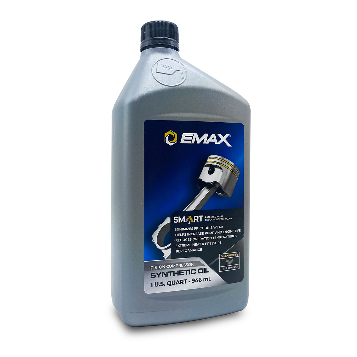 Emax Compressor Smart Oil Piston Synthetic Oil (1-Quart)