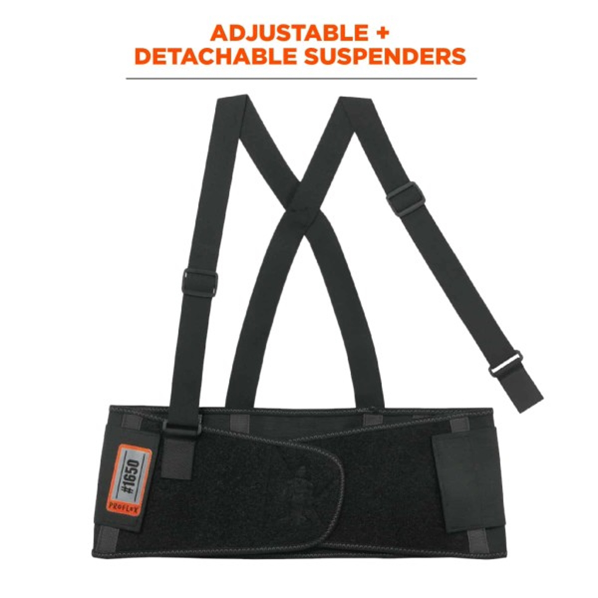 Ergodyne 1650 L Black Elastic Back Support