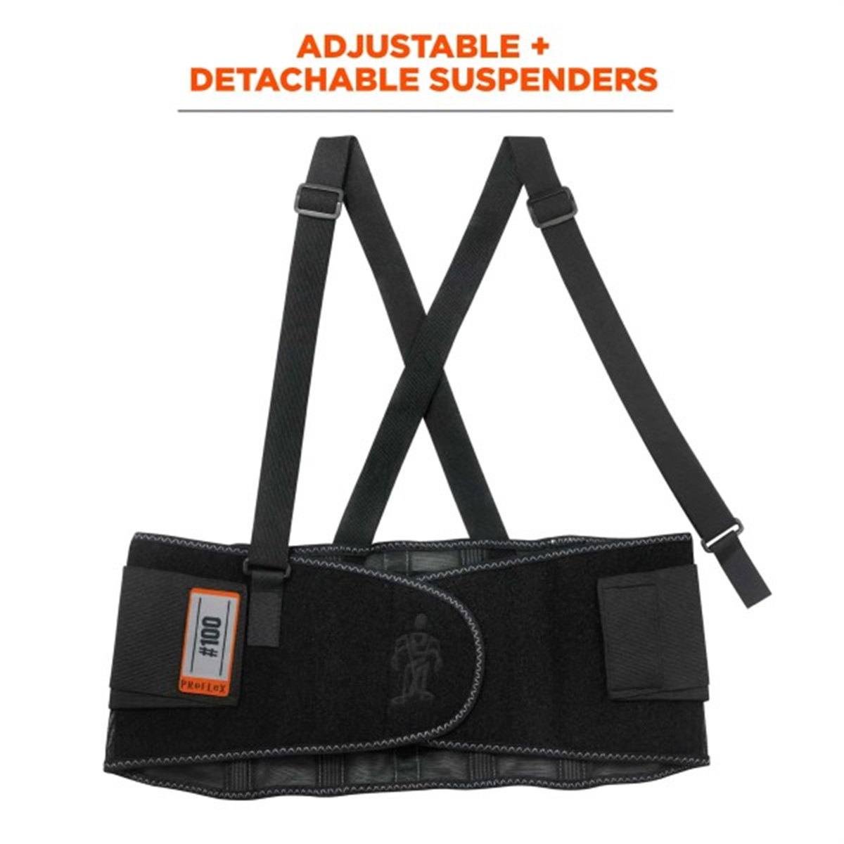 Ergodyne - 100 4XL Black Back Support