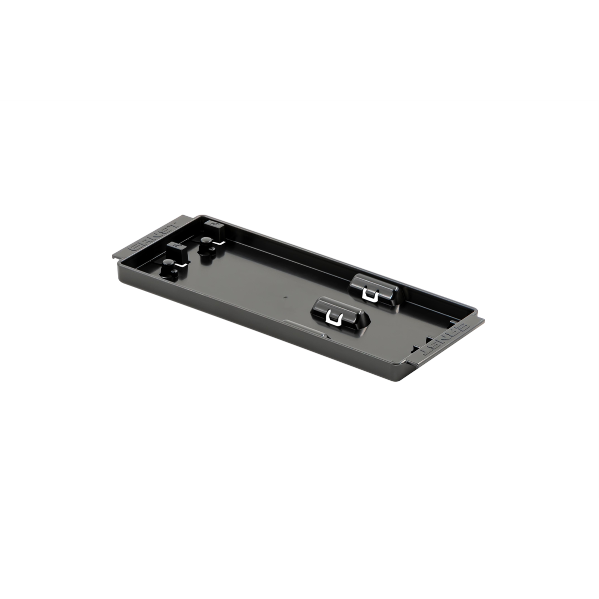 Ernst Mfg. 2 Rail Socket Boss Tray only 8", Black