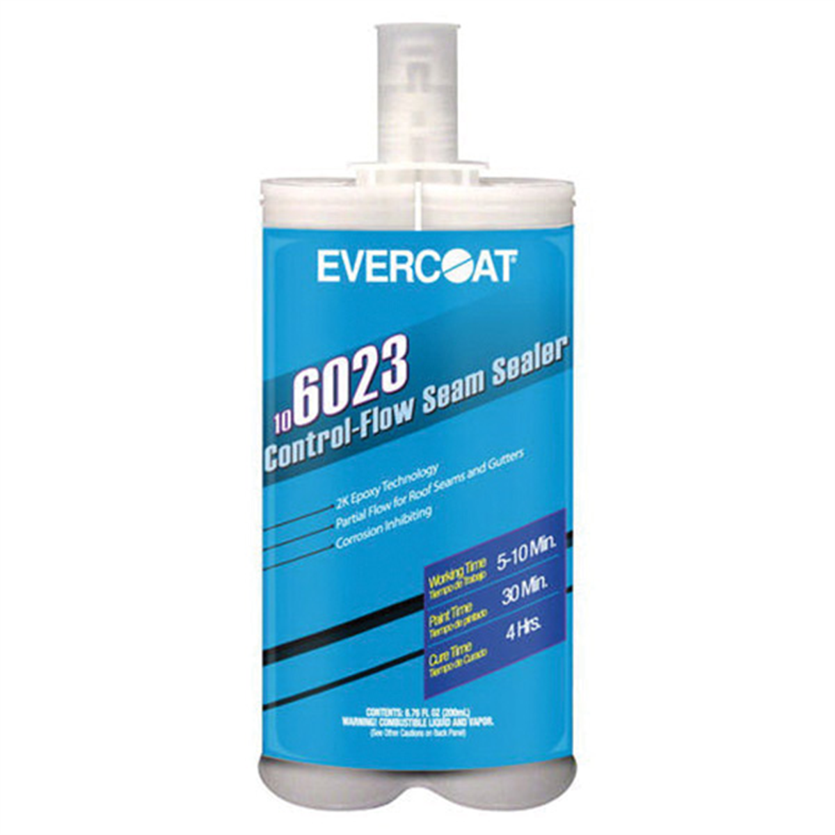 Fibre glass Evercoat 106023 Control Flow Seam Sealer, 200 mL Cartridge, Liquid, Beige, 4 hr Curing