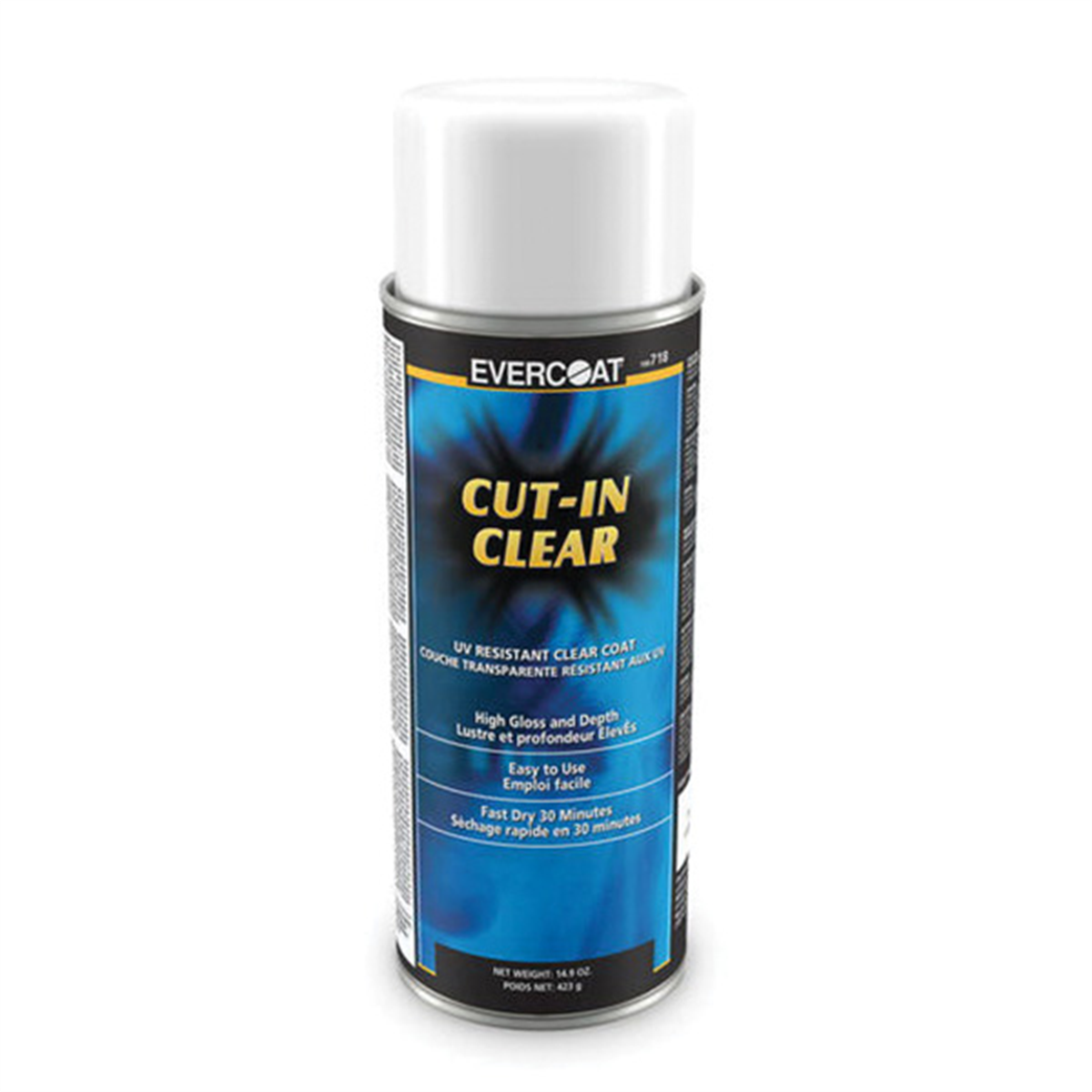 Fibre glass Evercoat Cut-In Clear 100718 1K Clearcoat, 14.9 oz Aerosol Can