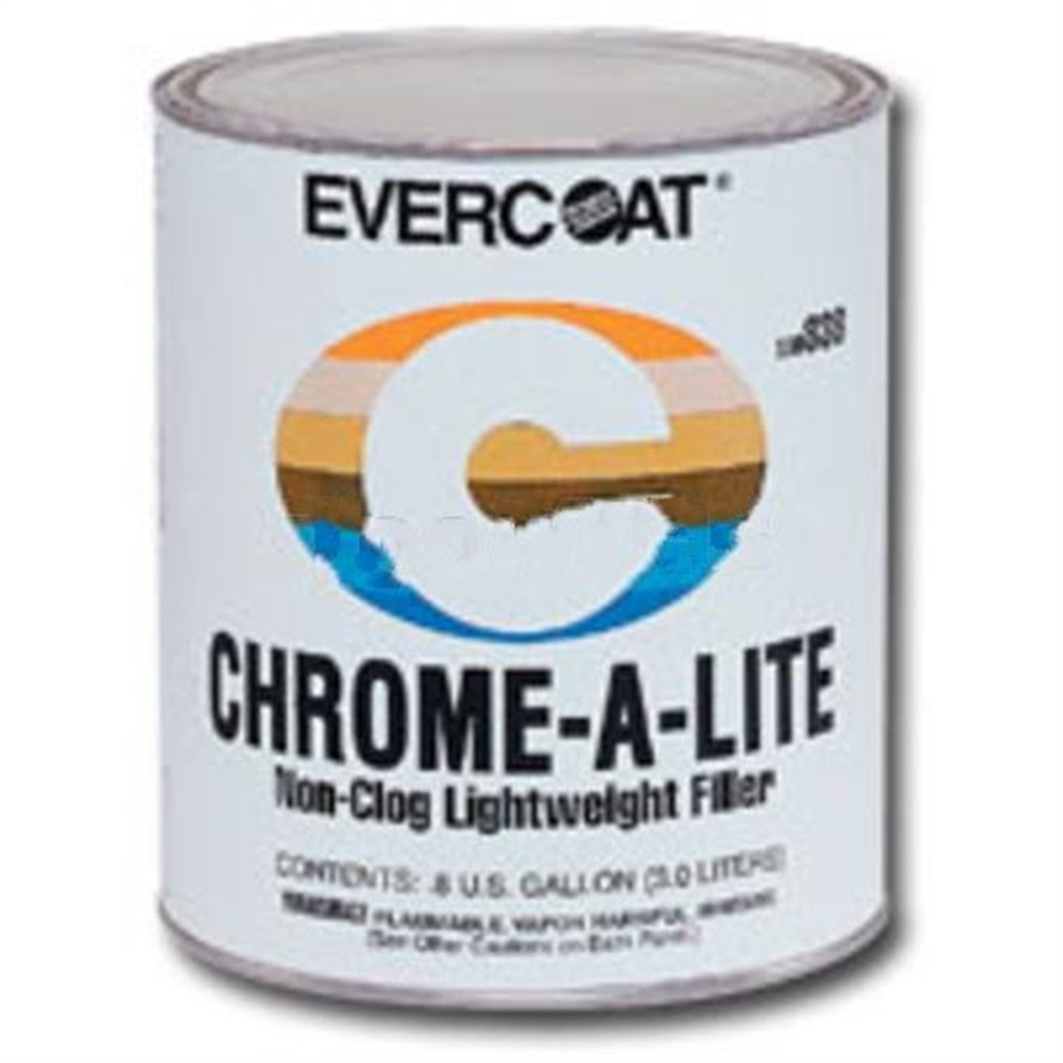 Fibre glass Evercoat CHROME-A-LITE 100838 Professional Lightweight Body Filler, 3 L Can, Yellow, Liquid