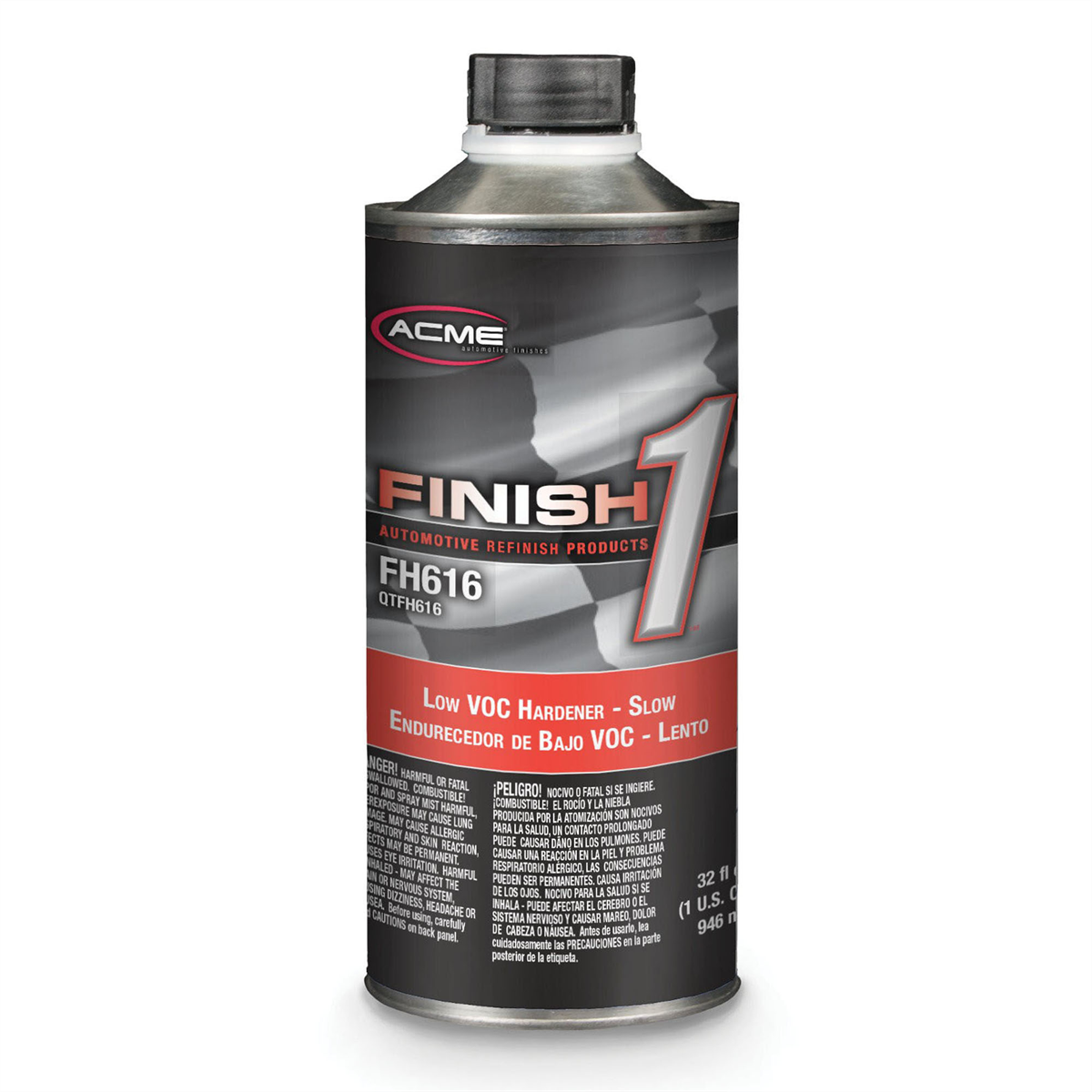 Finish 1 Automotive Refinish Products FH416-4 2-Component 2.1 VOC DTM Hardener, 1 qt Aerosol Can, Liquid