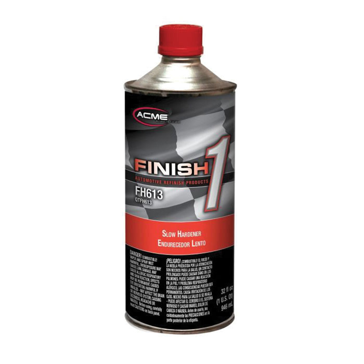 Finish 1 Automotive Refinish Products FH613-4 Slow Universal Hardener, 1 qt Can, Liquid