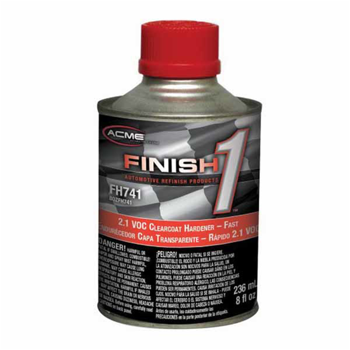 Finish 1 Automotive Refinish Products FH741-18 Fast 2.1 VOC Clearcoat Hardener, 1/2 pt Aerosol Can, Liquid