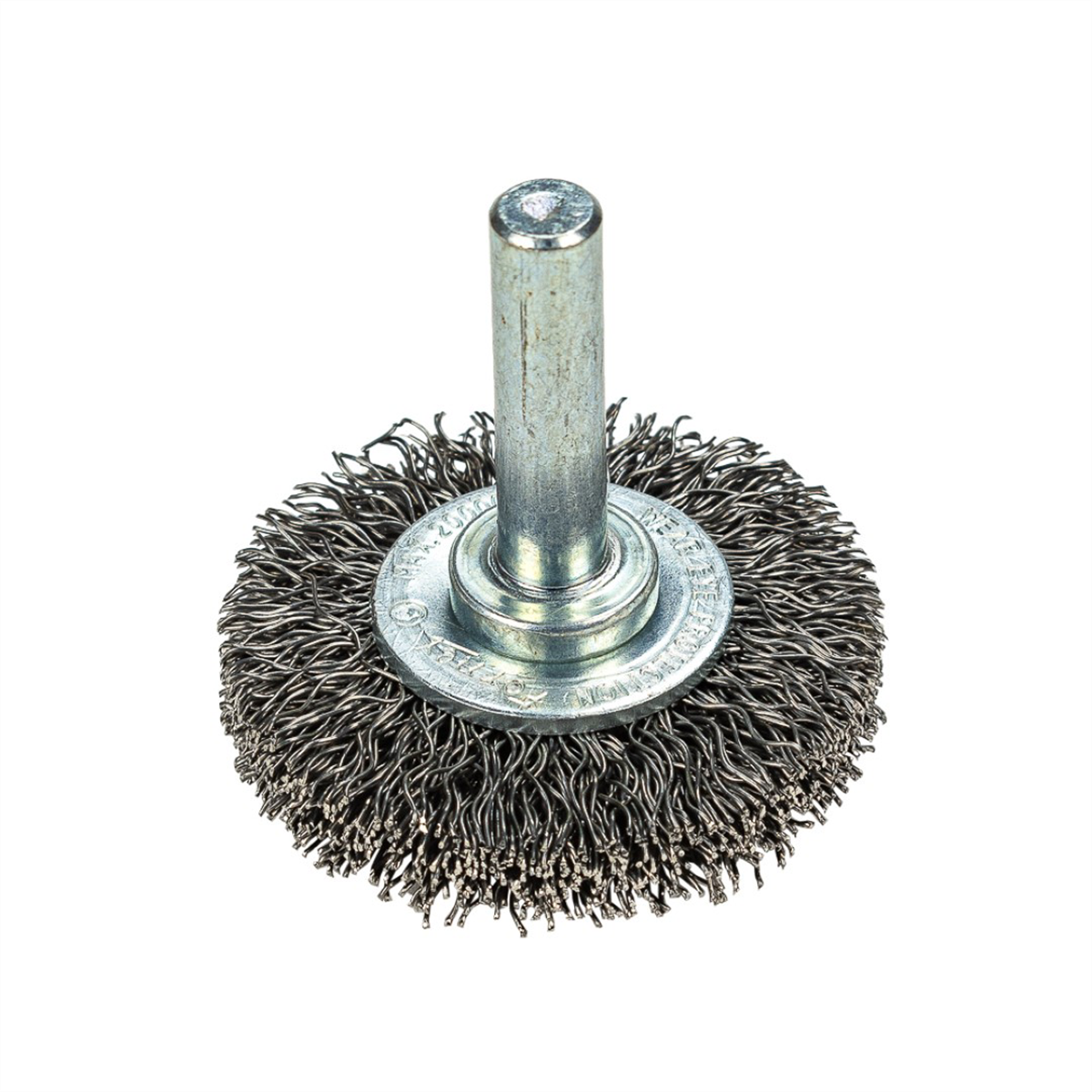 Forney Industries Command Pro Wire Wheel, Crimped, 1-1/2 In X .014 In X 1/4 In Shank