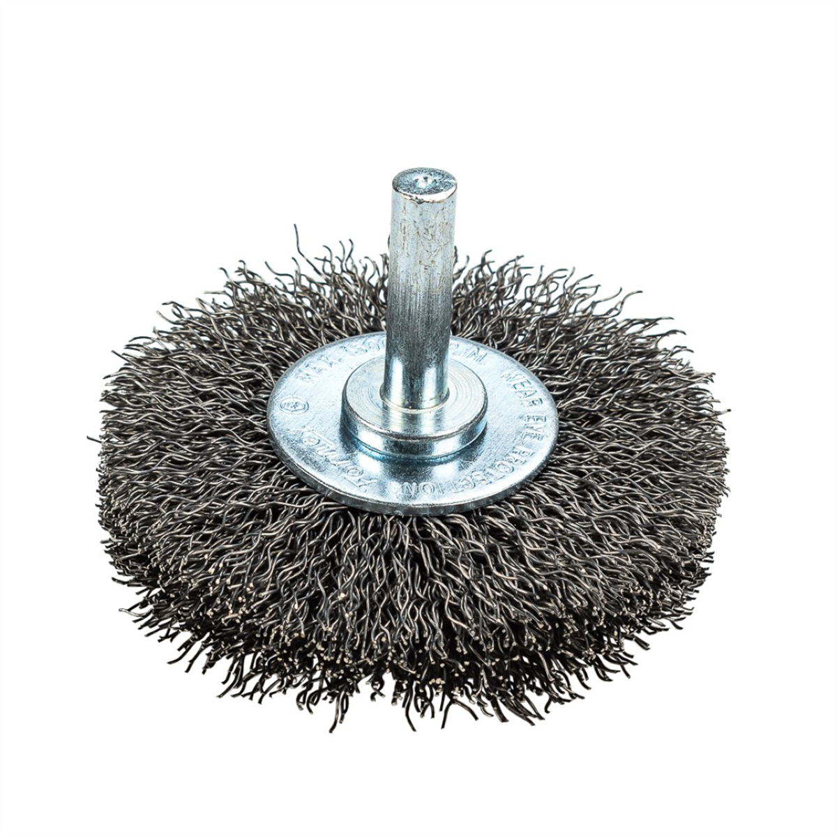 Forney Industries Command Pro Wire Wheel, Crimped, 2-1/2 In X .014 In X 1/4 In Shank