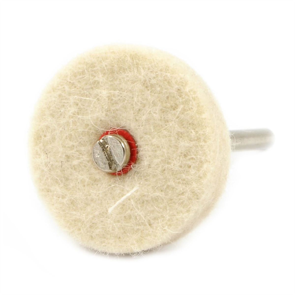 Forney Industries Polishing Wheel, Felt, 1 in x 1/8 in Shaft