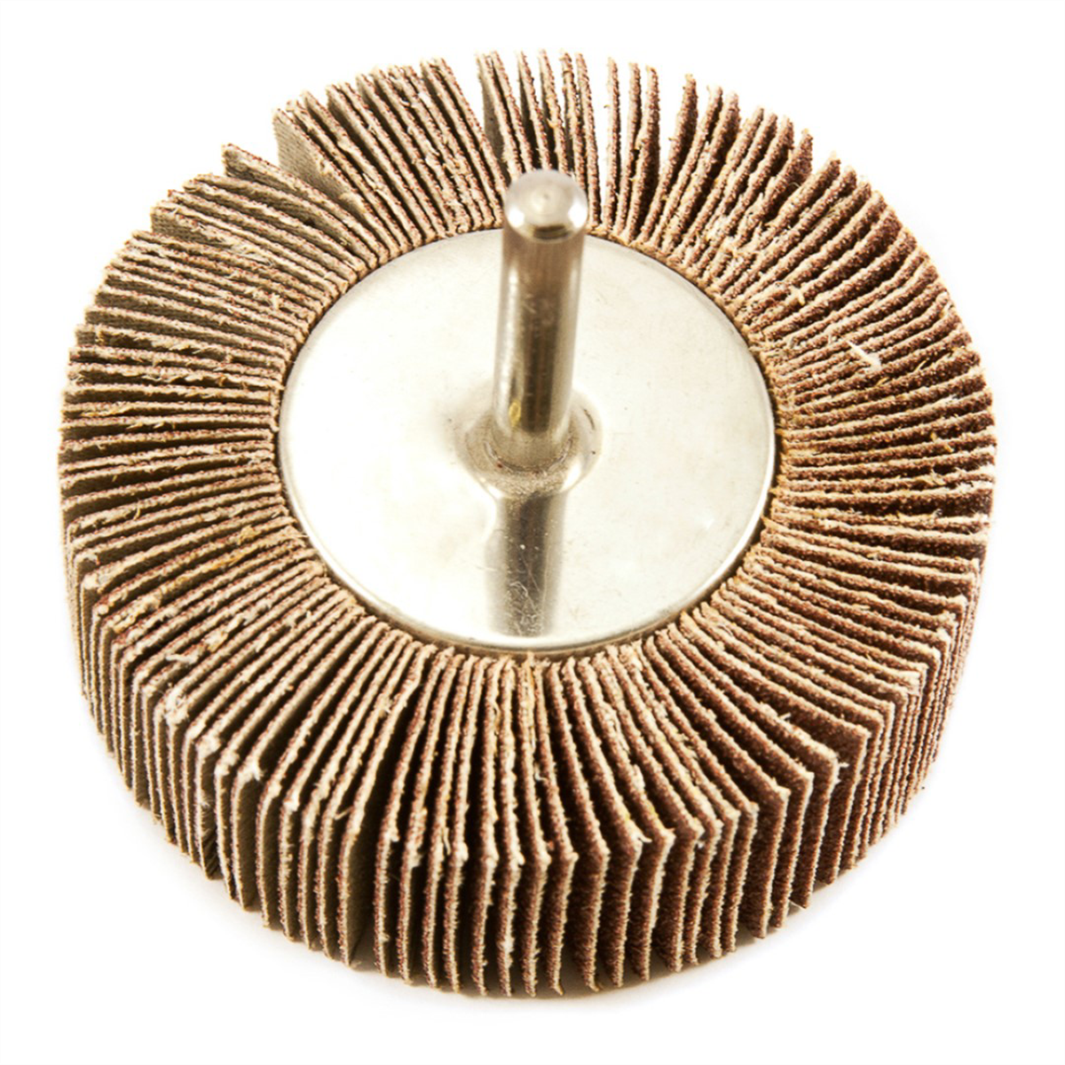 Forney Industries Forney 71686 Flap Wheel, Shank Mounted, 3 In X 1 In, Grit: 80