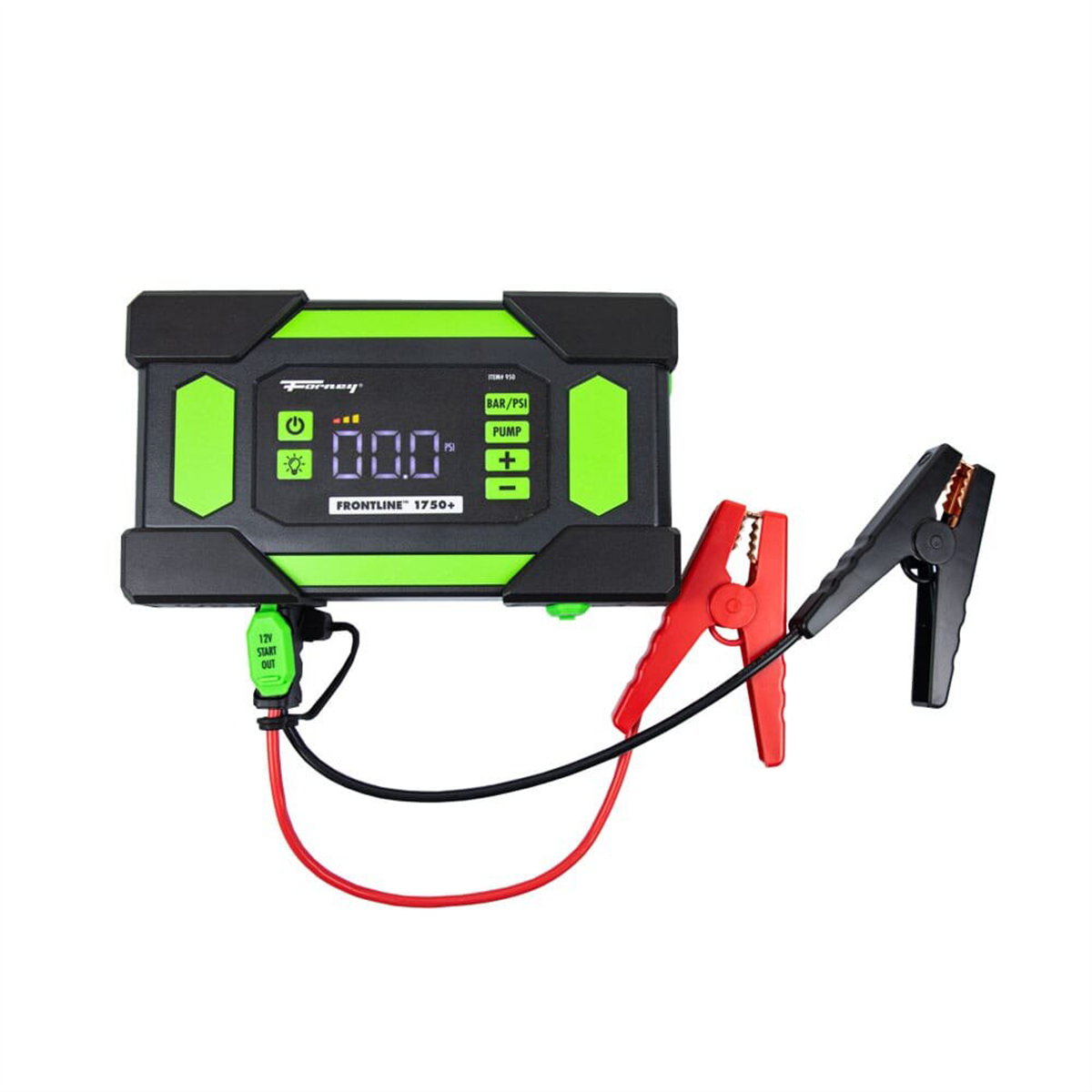 Forney Industries Frontline 1750A Plus Lithium Battery Jump Starter with Air Compressor