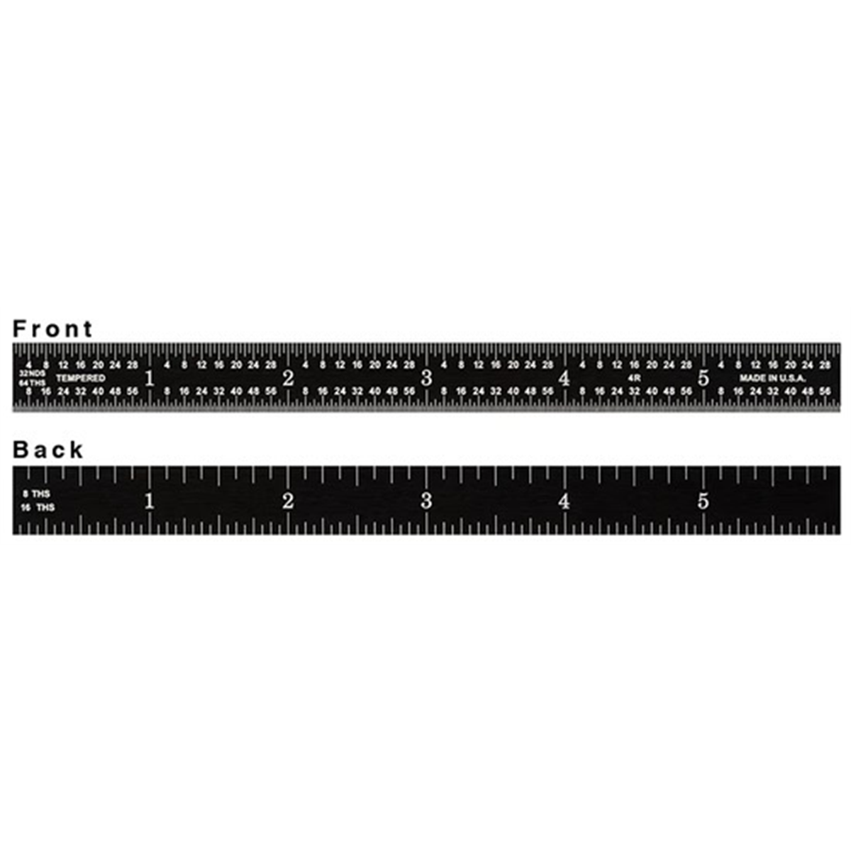 Fowler 18" Flexible 4R EZ Read Rule