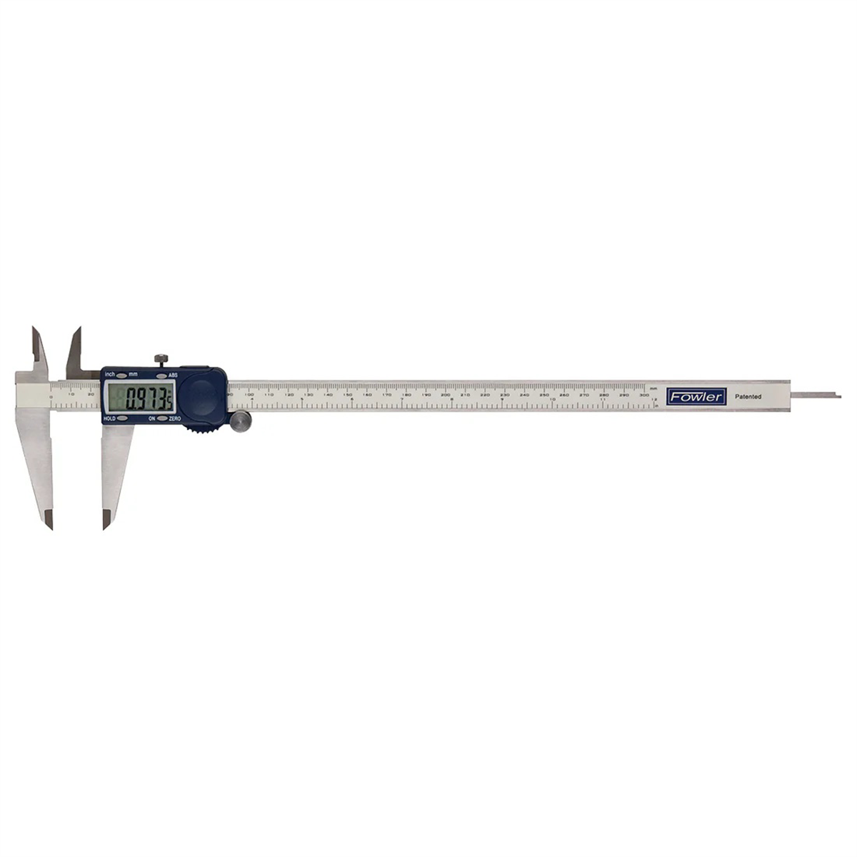 Fowler 12"/300 Xtra-Value Cal Electronic Caliper with a Super Large Display with HOLD feature
