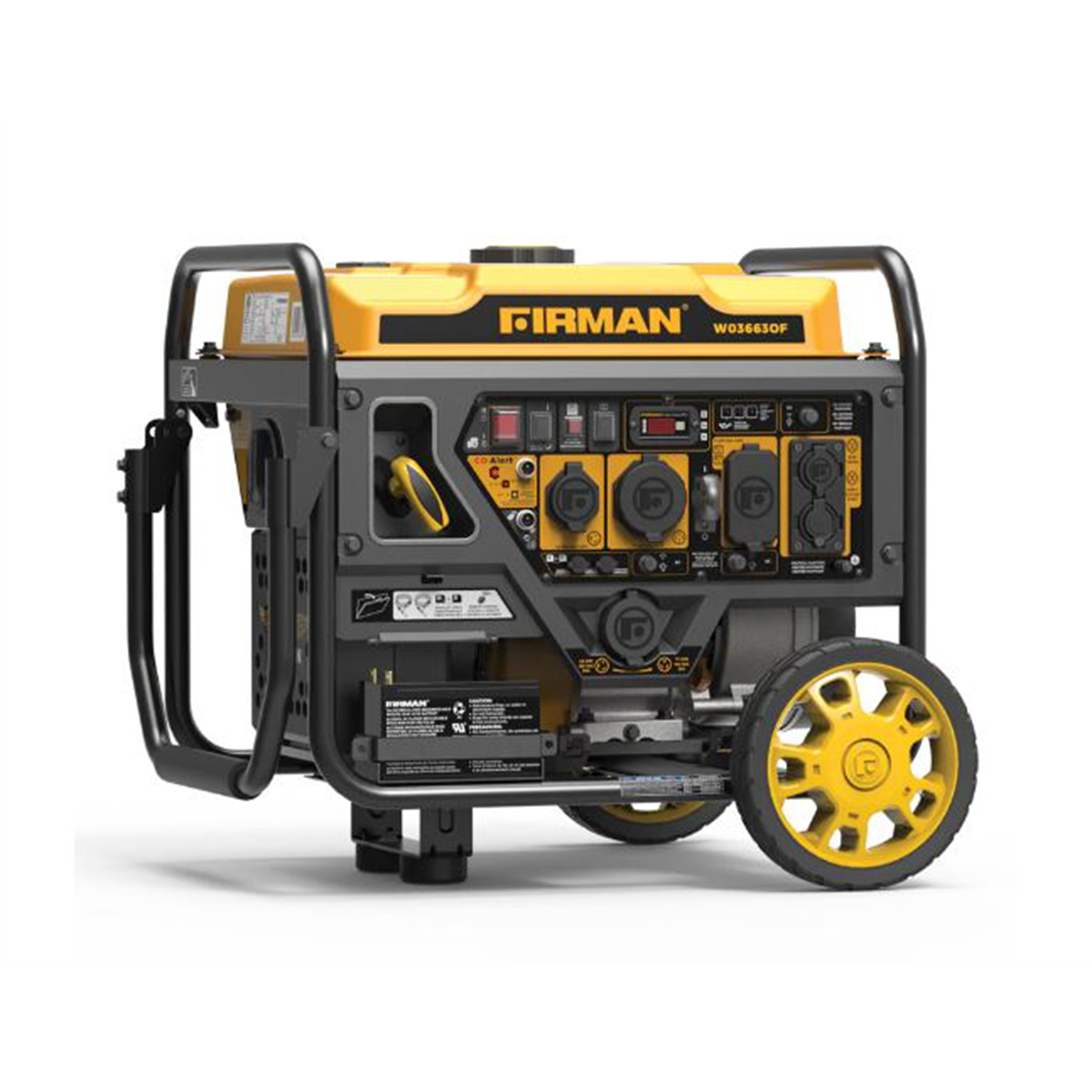 Firman Inverter Open Frame  4200/3650 Gasoline with Electric and Remote Start, 50 Amp Outlet and CO Alert
