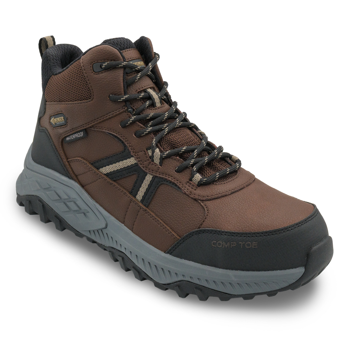 Avenger Work Boots Summit Trail Mid - Men's - Ct|eh|wp|sr|sf - Brown - Size: 11.5 - Ee - (extra Wide)