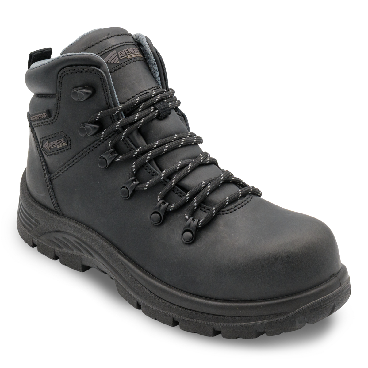 Avenger Work Boots Framer Lite Mid - Women's - Ct|eh|wp|sr - Black - Size: 6 - B - (medium)