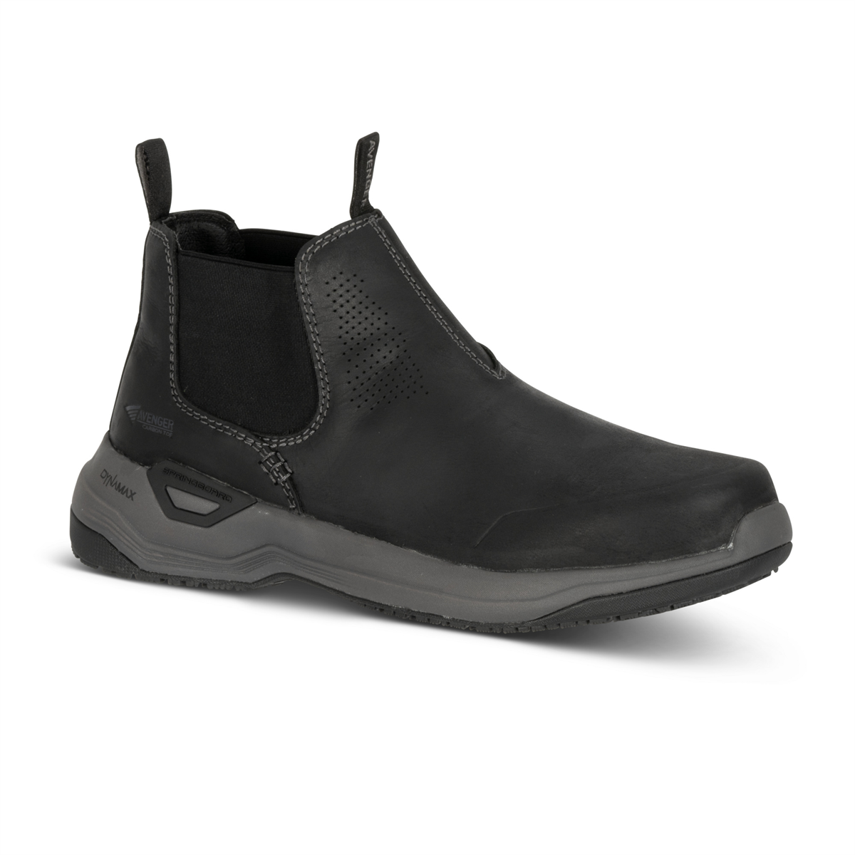 Avenger Work Boots Foreman Max Romeo - Men's - Cn|eh|sr|sf - Black - Size: 9 - D - (regular)
