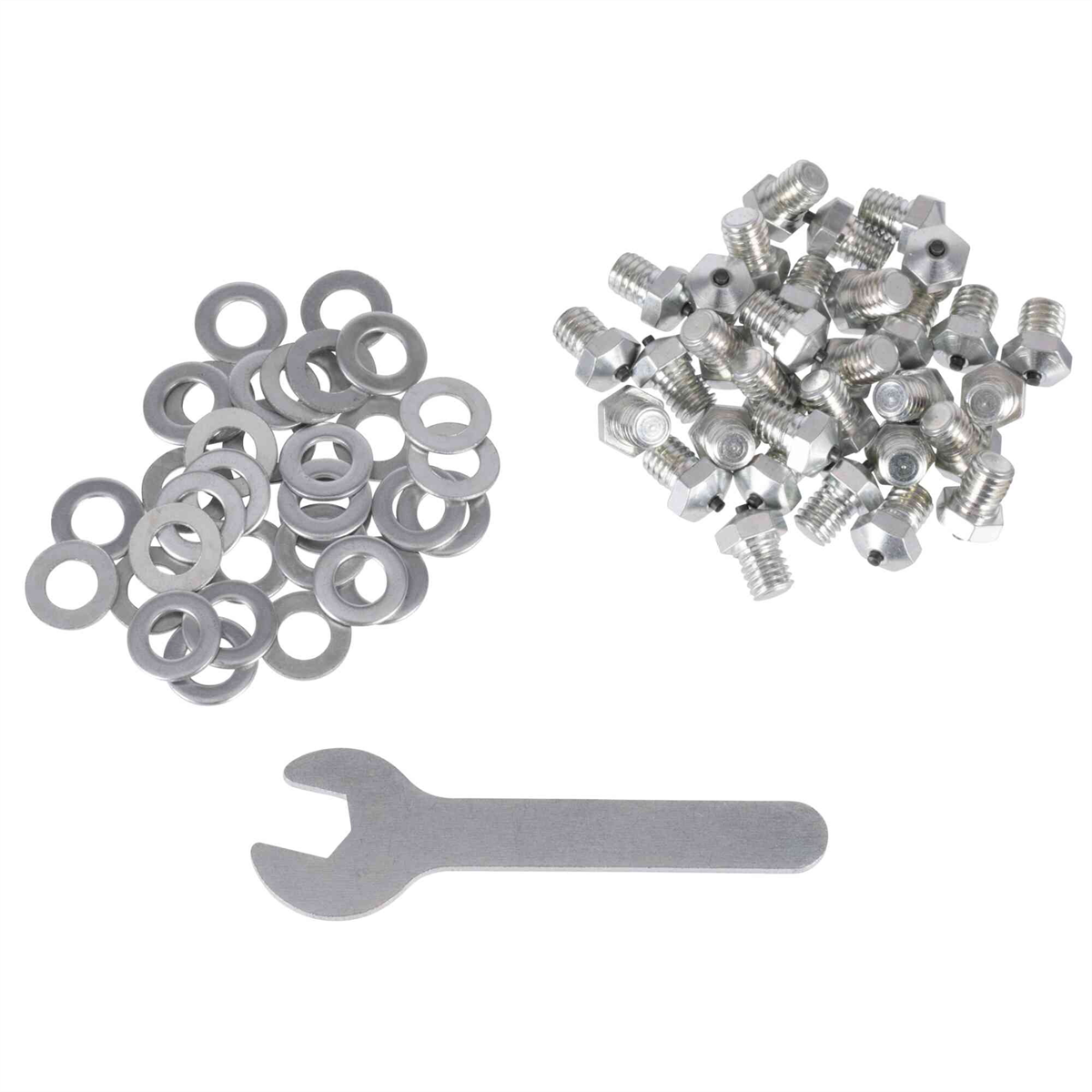NEOS Glacier Trek Tungsten Carbide Spikes &hyphen; 32 Pack &hyphen; Washer Wrench Kit