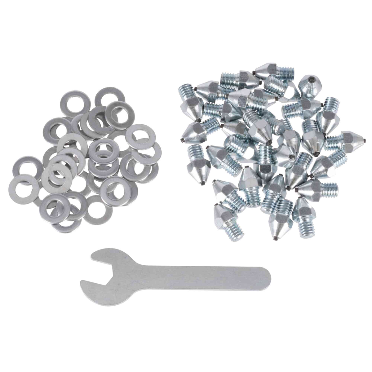 NEOS Glacier Trek Tungsten Carbide Spikes &hyphen; Tall &hyphen; 32 Pack &hyphen; Washer Wrench Kit