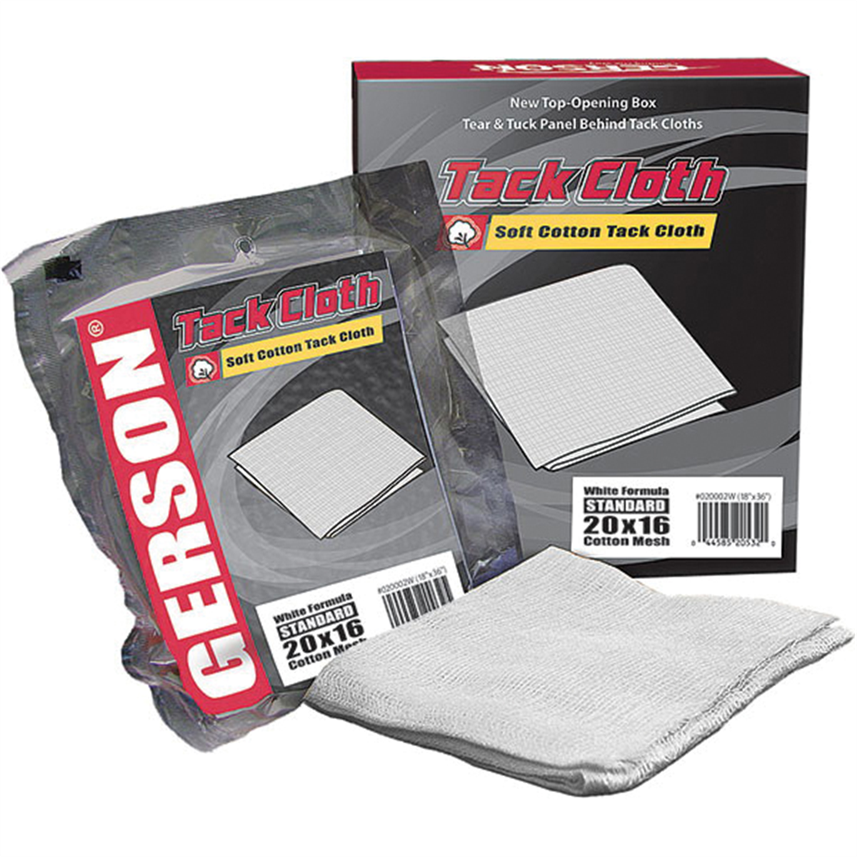 Gerson Co. 020002G Standard Tack Cloth, 36 in L x 18 in W, Gold