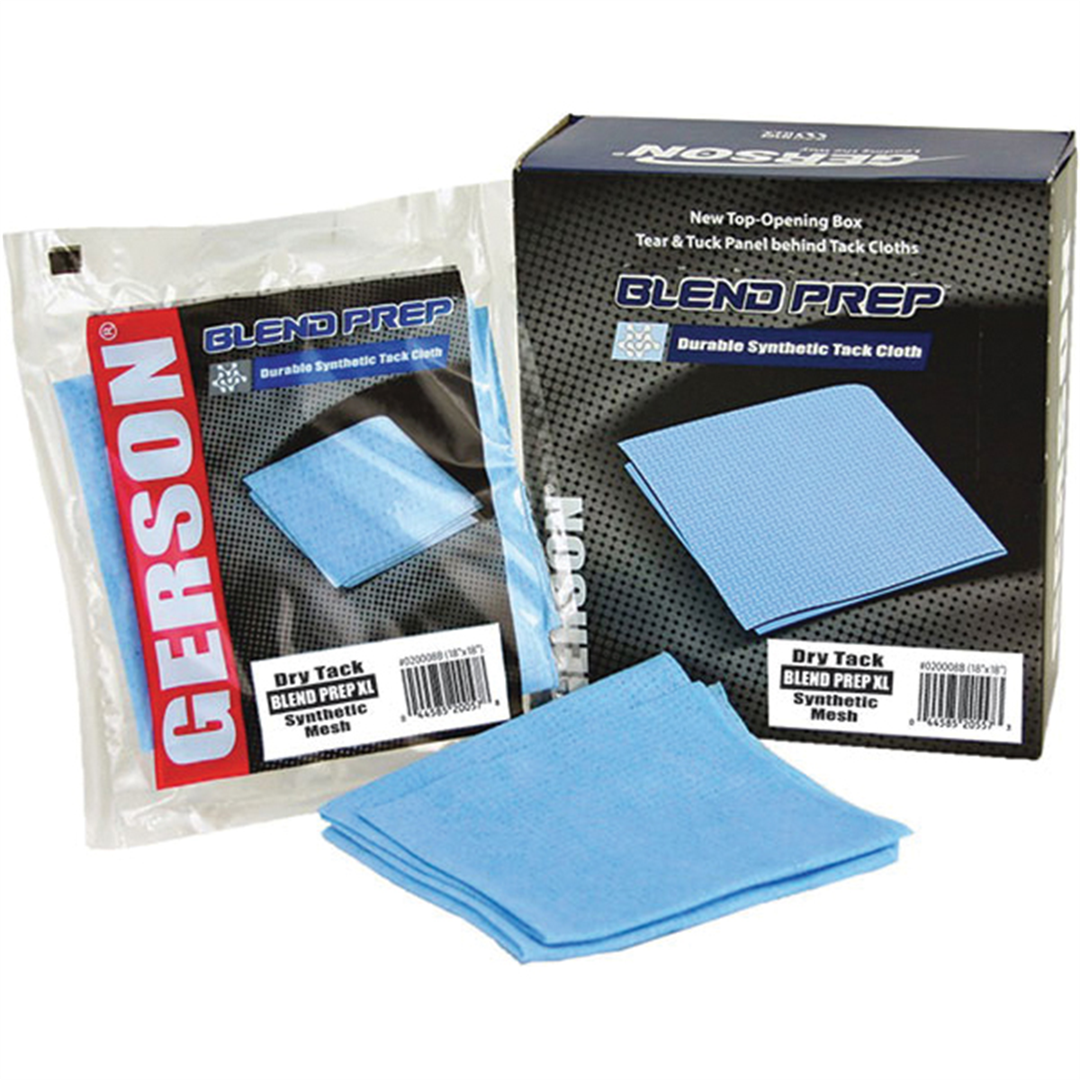 Gerson Co. Blend Prep 020008C Tack Cloth, 18 in L x 9 in W, Blue